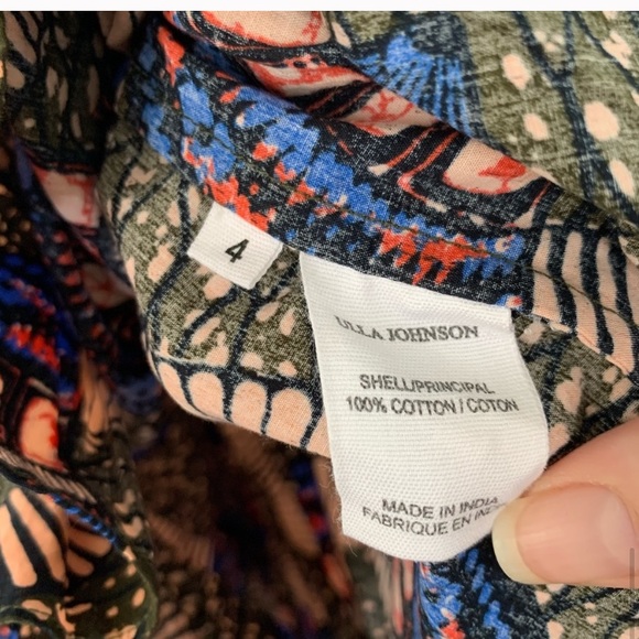 NWT Ulla Johnson Iliana Poplin Ruffle Mini Dress - Picture 9 of 9